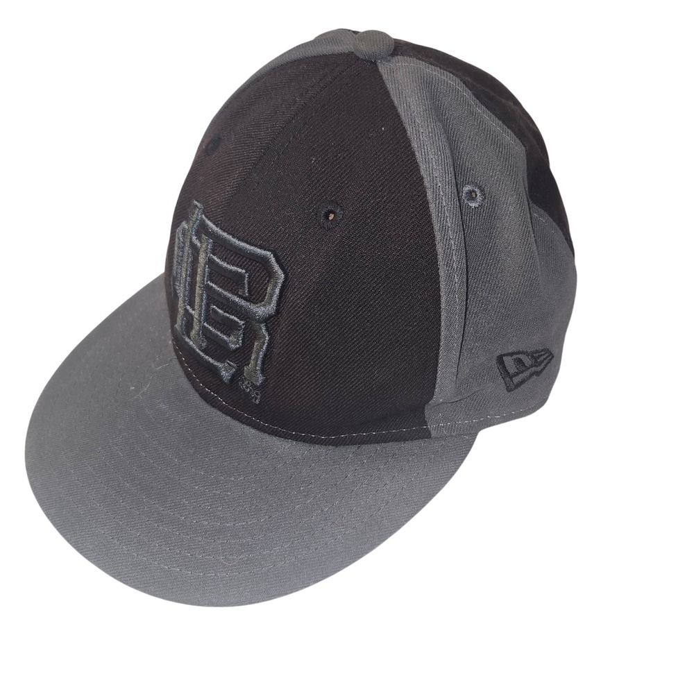 LRG True Heads New Era Cap Co Black Gray Snapback‎ Fitted Hat Mens One Size